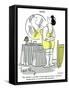 Hazel Cartoon-Ted Key-Framed Stretched Canvas