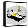 Hazel Cartoon-Ted Key-Framed Stretched Canvas