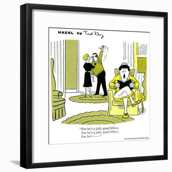 Hazel Cartoon-Ted Key-Framed Giclee Print