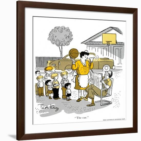 Hazel Cartoon-Ted Key-Framed Giclee Print