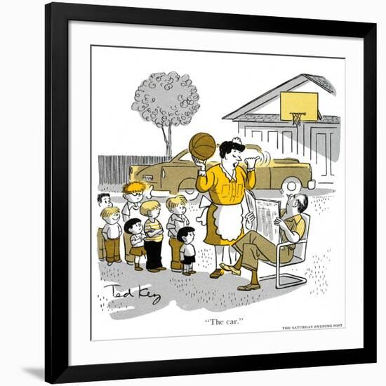 Hazel Cartoon-Ted Key-Framed Giclee Print