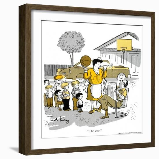 Hazel Cartoon-Ted Key-Framed Giclee Print