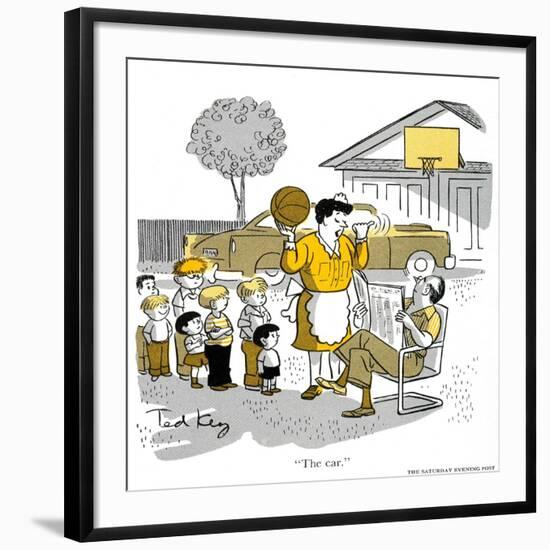 Hazel Cartoon-Ted Key-Framed Giclee Print