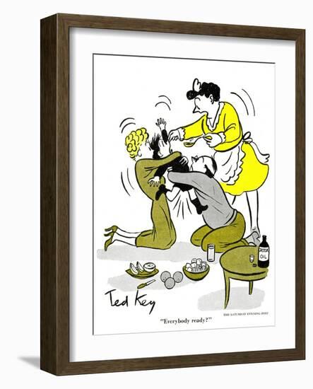 Hazel Cartoon-Ted Key-Framed Giclee Print