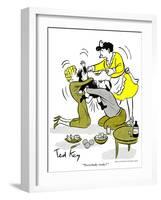 Hazel Cartoon-Ted Key-Framed Giclee Print