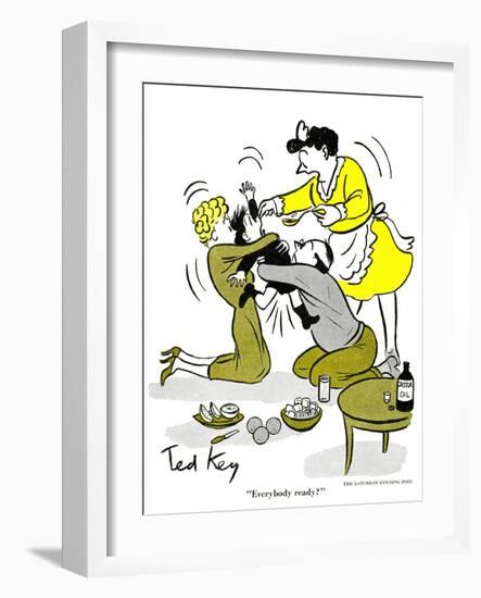 Hazel Cartoon-Ted Key-Framed Giclee Print