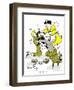 Hazel Cartoon-Ted Key-Framed Giclee Print