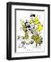 Hazel Cartoon-Ted Key-Framed Giclee Print