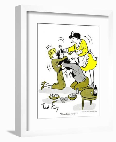 Hazel Cartoon-Ted Key-Framed Giclee Print