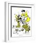 Hazel Cartoon-Ted Key-Framed Giclee Print