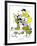 Hazel Cartoon-Ted Key-Framed Giclee Print