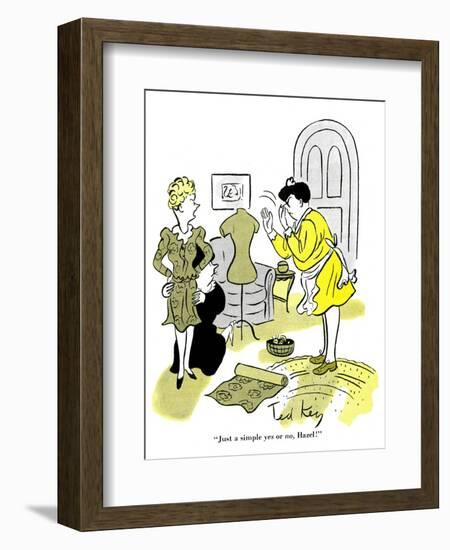 Hazel Cartoon-Ted Key-Framed Giclee Print