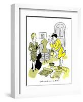 Hazel Cartoon-Ted Key-Framed Giclee Print