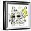 Hazel Cartoon-Ted Key-Framed Giclee Print