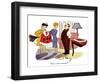 Hazel Cartoon-Ted Key-Framed Giclee Print