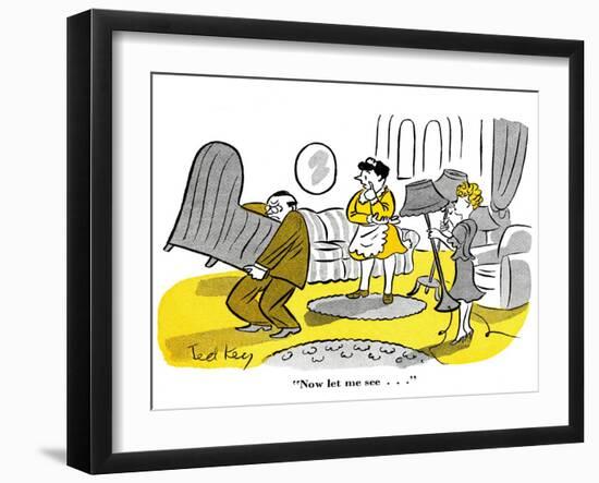 Hazel Cartoon-Ted Key-Framed Giclee Print