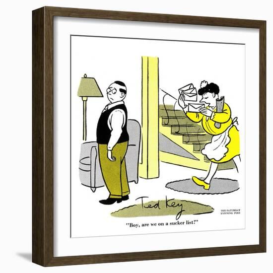 Hazel Cartoon-Ted Key-Framed Giclee Print