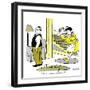 Hazel Cartoon-Ted Key-Framed Giclee Print