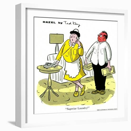 Hazel Cartoon-Ted Key-Framed Giclee Print