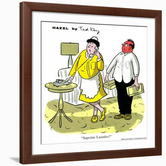 Hazel Cartoon-Ted Key-Framed Giclee Print