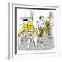 Hazel Cartoon-Ted Key-Framed Giclee Print