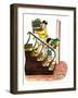 Hazel Cartoon-Ted Key-Framed Giclee Print