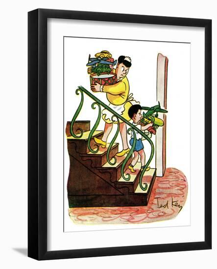 Hazel Cartoon-Ted Key-Framed Giclee Print