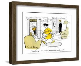 Hazel Cartoon-Ted Key-Framed Giclee Print