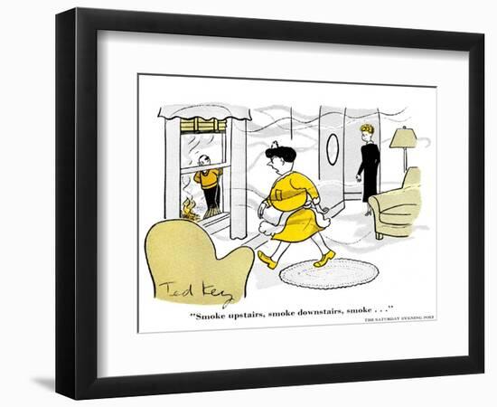 Hazel Cartoon-Ted Key-Framed Giclee Print