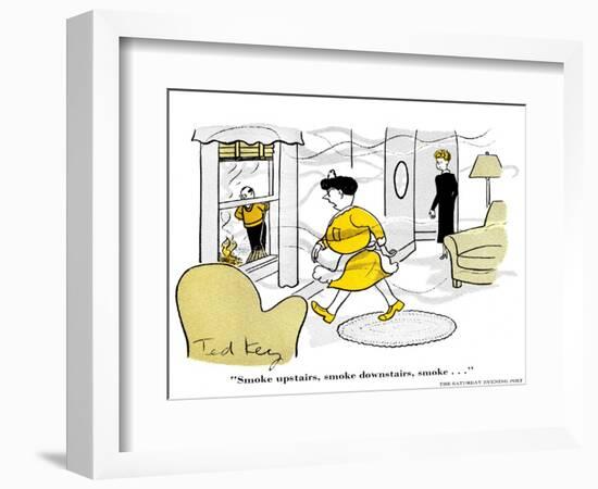 Hazel Cartoon-Ted Key-Framed Giclee Print