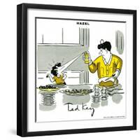 Hazel Cartoon-Ted Key-Framed Premium Giclee Print