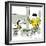 Hazel Cartoon-Ted Key-Framed Giclee Print