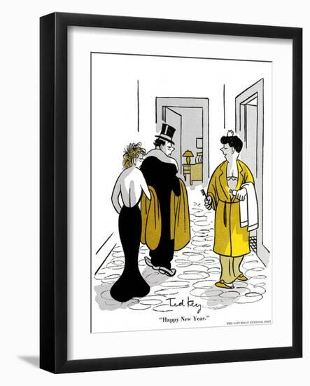 Hazel Cartoon-Ted Key-Framed Giclee Print