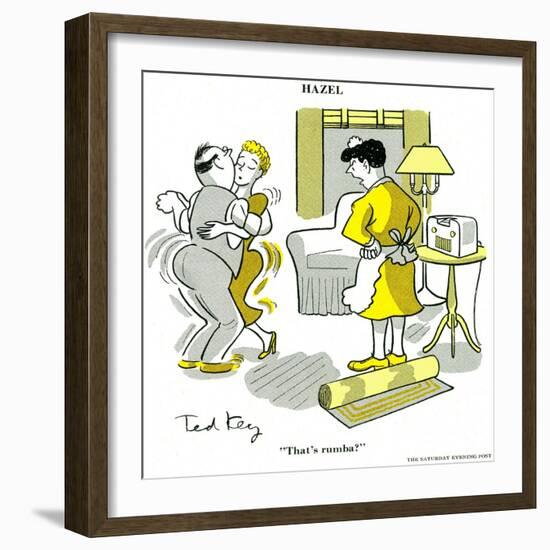 Hazel Cartoon-Ted Key-Framed Giclee Print