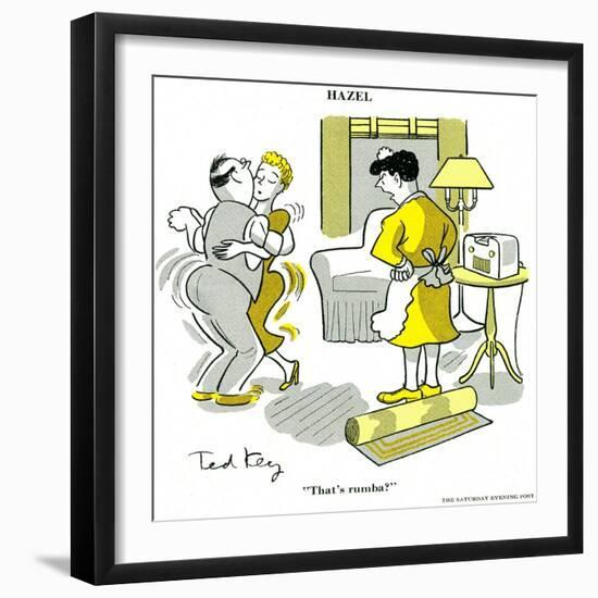 Hazel Cartoon-Ted Key-Framed Giclee Print