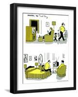 Hazel Cartoon-Ted Key-Framed Giclee Print