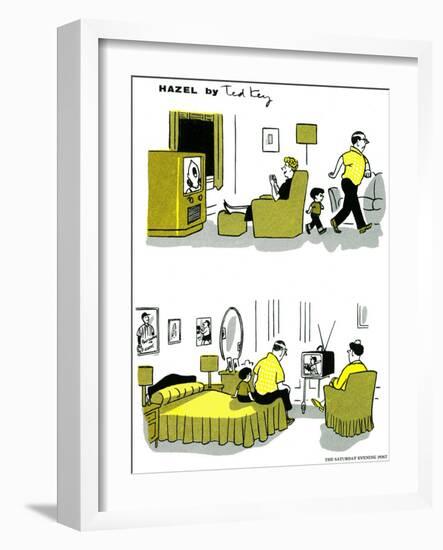 Hazel Cartoon-Ted Key-Framed Giclee Print