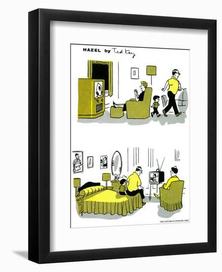 Hazel Cartoon-Ted Key-Framed Giclee Print