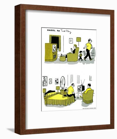 Hazel Cartoon-Ted Key-Framed Giclee Print