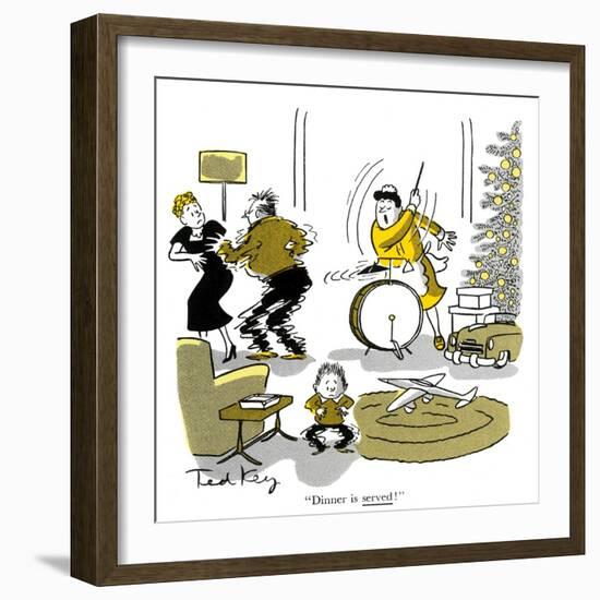 Hazel Cartoon-Ted Key-Framed Giclee Print