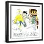 Hazel Cartoon-Ted Key-Framed Giclee Print