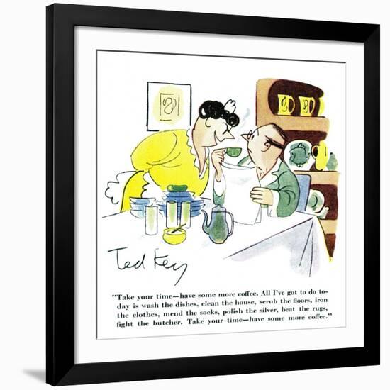 Hazel Cartoon-Ted Key-Framed Giclee Print