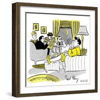 Hazel Cartoon-Ted Key-Framed Giclee Print