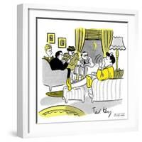 Hazel Cartoon-Ted Key-Framed Giclee Print