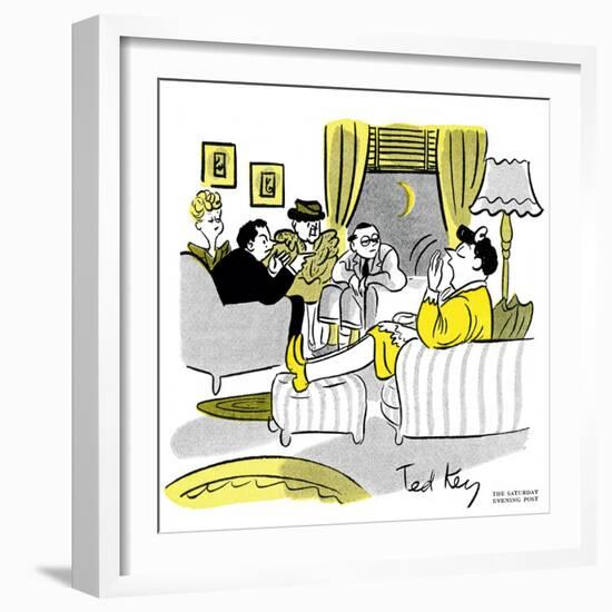 Hazel Cartoon-Ted Key-Framed Giclee Print