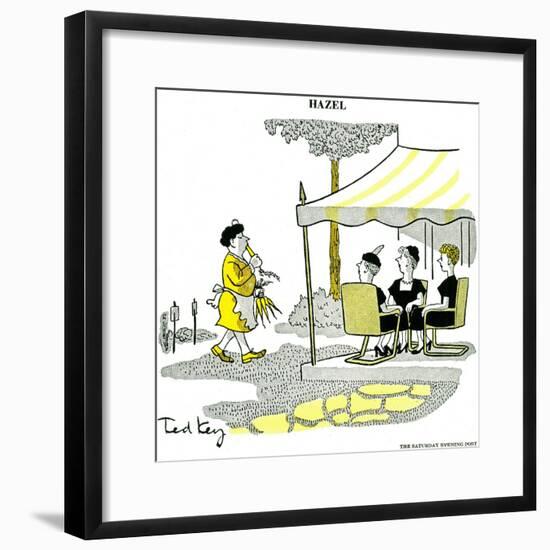 Hazel Cartoon-Ted Key-Framed Giclee Print