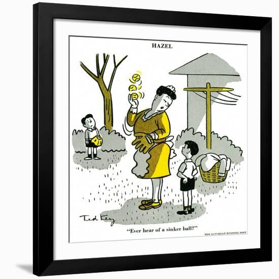 Hazel Cartoon-Ted Key-Framed Giclee Print