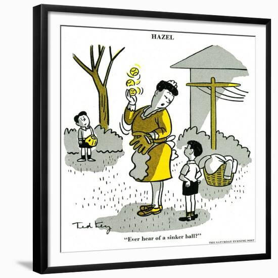 Hazel Cartoon-Ted Key-Framed Giclee Print