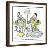 Hazel Cartoon-Ted Key-Framed Giclee Print