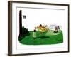 Hazel Cartoon-Ted Key-Framed Giclee Print